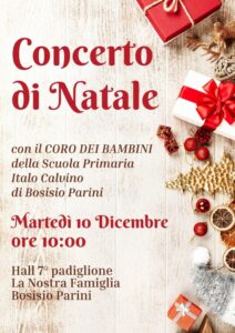 Concerto di Natale con il coro dei bambini della scuola primaria "I. Calvino" - martedì 10 dicembre 2024